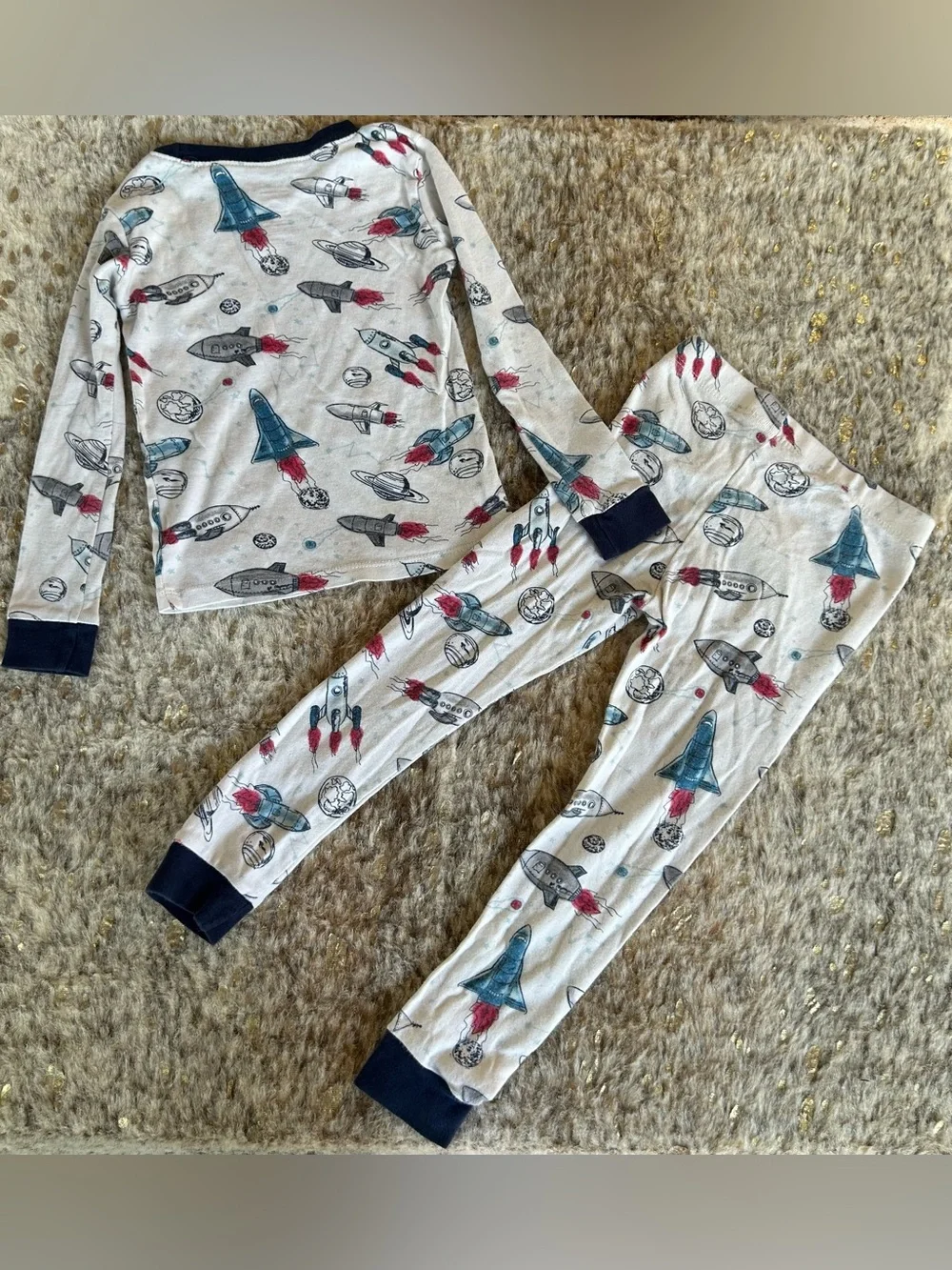 5 for $25🔥Member's Mark Boy's Favorite Pajama- Space‎ Print- Boys 3T